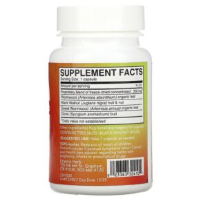 Eclectic Institute Freeze Dried Fresh Parafight 350 mg 45 Veg Caps 023363324101