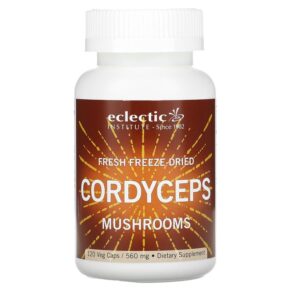 Eclectic Institute Fresh Freeze-Dried Cordyceps Mushrooms 560 mg 120 viên 023363301003