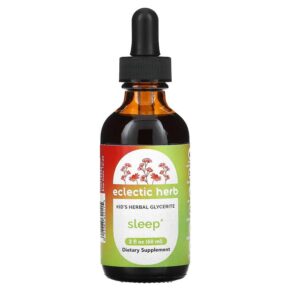 Eclectic Institute Kids Herbal Glycerite Sleep 2 fl oz (60 ml) 023363622115