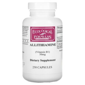 Ecological Formulas Allithiamine (Vitamin B1) 50 mg 250 viên 696859131097