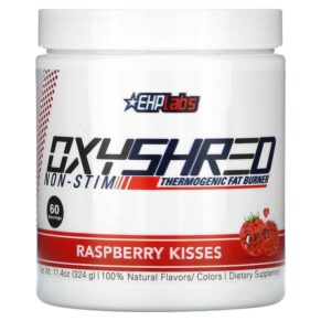 EHP Labs Oxyshred Non-Stim Thermogenic Fat Burner Raspberry Kisses 11.4 oz (324 g) 850006815739