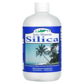 Eidon Mineral Supplements Ionic Minerals Silica 18 oz (533 ml) 640923000017