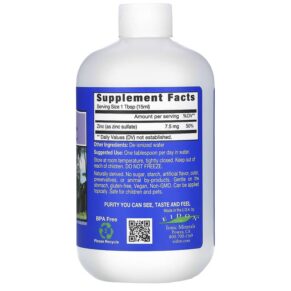 Eidon Mineral Supplements Zinc 18 oz (533 ml) 640923000147