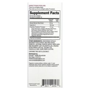 Emerald Health Bioceuticals Inc EndoBrain 60 Vegan Softgels 855411007038
