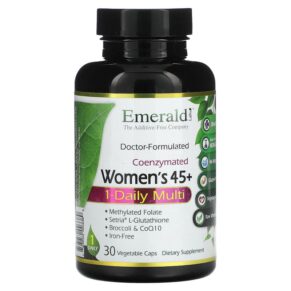 Emerald Laboratories CoEnzymated Women's 45+ 1-Daily Multi 30 viên 743650003389