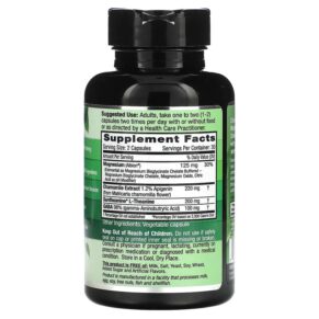 Emerald Laboratories Doctor-Formulated Cerebral Calm 60 Vegetable Caps 743650003686