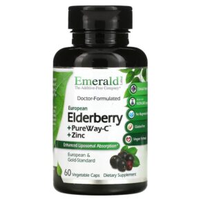 Emerald Laboratories Elderberry + PureWay C + Zinc 60 viên 743650003600