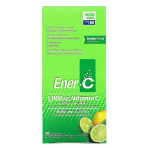 Ener-C Vitamin C Multivitamin Drink Mix Lemon Lime 1.000 mg 30 Packets 0.3 oz (9.56 g) Each 3 Ener-C Vitamin C Multivitamin Drink Mix Lemon Lime 1.000 mg 30 Packets 0.3 oz (9.56 g) Each 873024001014