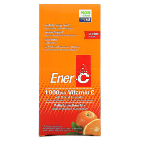 Ener-C Vitamin C Multivitamin Drink Mix Orange 1.000 mg 30 Packets 0.3 oz (8.67 g) Each 873024001007