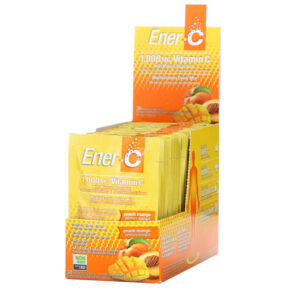 Ener-C Vitamin C Multivitamin Drink Mix Peach Mango 1.000 mg 30 gói 0.3 oz (9.64 g) 873024001076