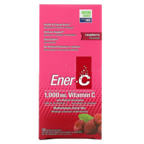 Ener-C Vitamin C Multivitamin Drink Mix Raspberry 30 gói 9.8 oz (278.4 g) 873024001021