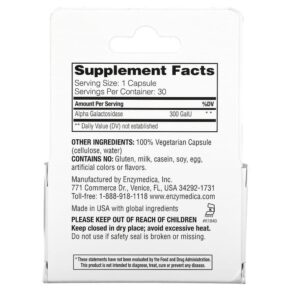 Enzymedica BeanAssist 30 Capsules 670480130308