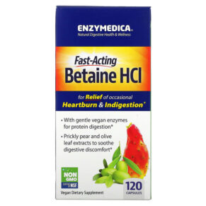 Enzymedica Betaine HCL 120 viên 670480100813