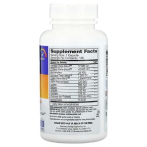 Enzymedica Digest Complete Enzyme Formula 180 Capsules 670480981108