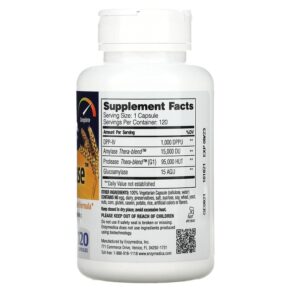 Enzymedica GlutenEase 120 Capsules 670480262016