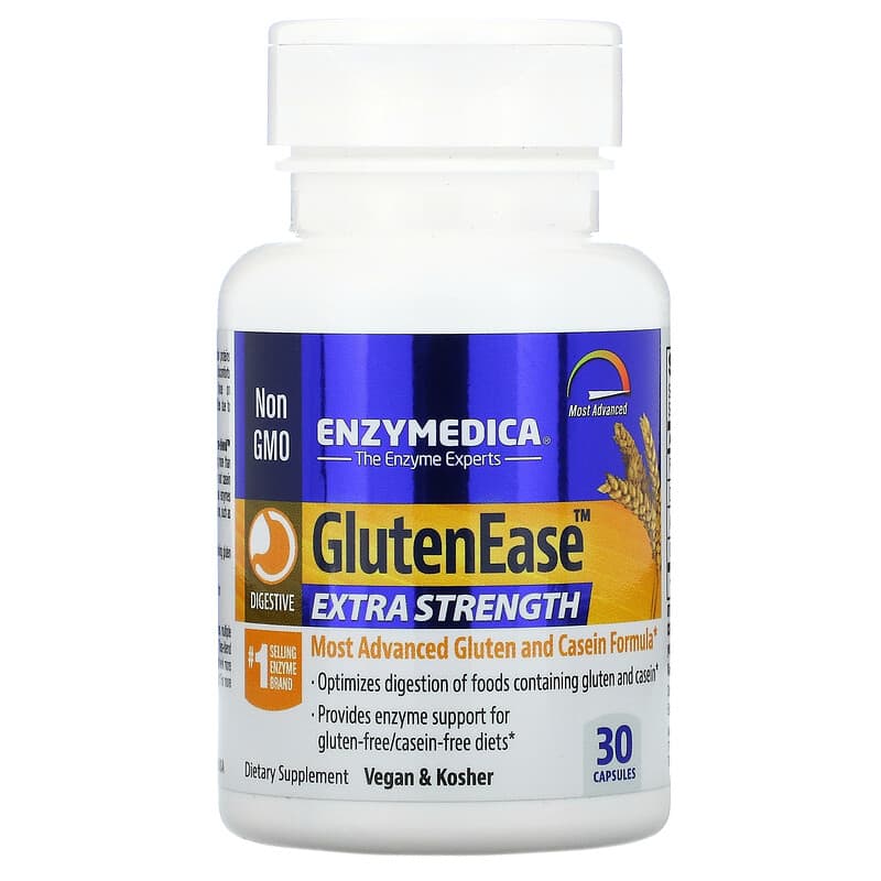 Enzymedica GlutenEase Extra Strength 30 Capsules 1 Enzymedica GlutenEase Extra Strength 30 viên 670480120101