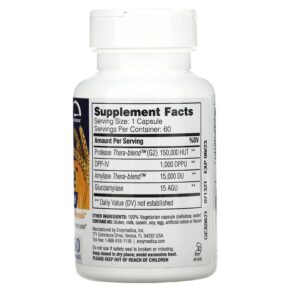 Enzymedica GlutenEase Extra Strength 60 Capsules 670480120118