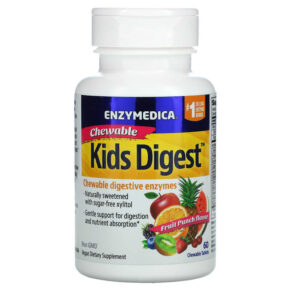 Enzymedica Kids Digest Digestive Enzymes Fruit Punch 60 viên 670480110102