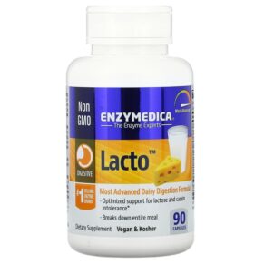 Enzymedica Lacto Most Advanced Dairy Digestion Formula 90 viên 670480241219