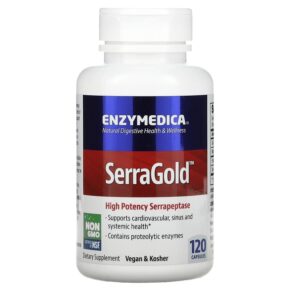 Enzymedica SerraGold High Potency Serrapeptase 120 viên 670480263013
