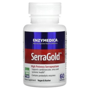 Enzymedica SerraGold High Potency Serrapeptase 60 viên 670480263006