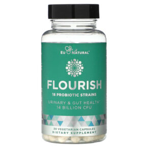 Eu Natural FLOURISH Probiotics Urinary & Gut Health 14 Billion CFU 30 viên 855244008202