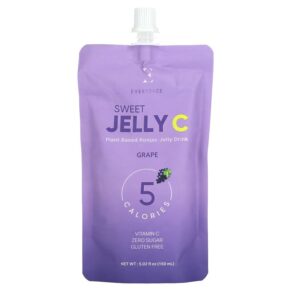 Everydaze Sweet Jelly C Plant Based Konjac Jelly Drink Grape 5.02 fl oz (150 ml) 8809432534013