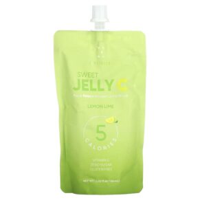 Everydaze Sweet Jelly C Plant Based Konjac Jelly Drink Lemon Lime 5.02 fl oz (150 ml) 8809432533955