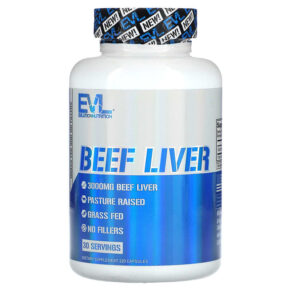 EVLution Nutrition Beef Liver 750 mg 120 viên 818901027992