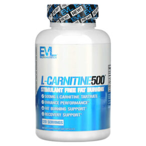 EVLution Nutrition L-CARNITINE500 Stimulant Free Fat Burning 120 viên 818901020184