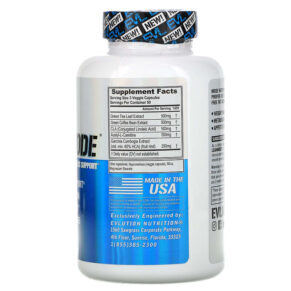 EVLution Nutrition LeanMode Stimulant Free Weight Loss Support 150 Veggie Capsules 852665240716