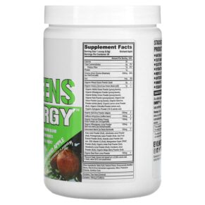 EVLution Nutrition Stacked Greens Energy Orchard Apple 7.3 oz (207 g) 818901027350