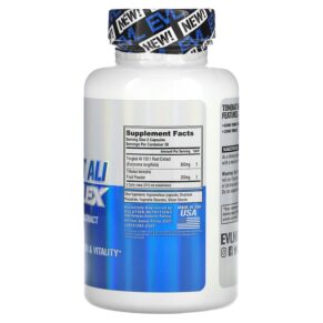 EVLution Nutrition Tongkat Ali Complex 800 mg 60 Veggie Capsules 818901027602