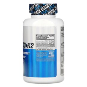 EVLution Nutrition Vitamin D3+K2 60 Veggie Capsules 3 EVLution Nutrition Vitamin D3+K2 60 Veggie Capsules 818901022904