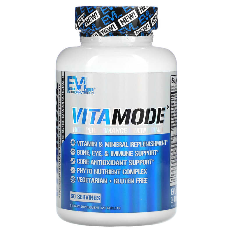 EVLution Nutrition VitaMode High Performance Multivitamin 120 Tablets 1 EVLution Nutrition VitaMode High Performance Multivitamin 120 viên 682055552415