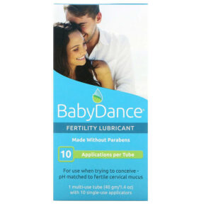 Fairhaven Health Baby Dance Fertility Lubricant 1 Multi-Use Tube + 10 Single-Use Applicators 896593002497