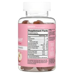 Flat Tummy Apple Cider Vinegar Gummies Natural Apple 1.000 mg 60 Gummies 811909032784
