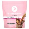 Flat Tummy Fitness Protein Drink Mix Superfruits Natural Chocolate 18.27 oz (518 g) 811909033002