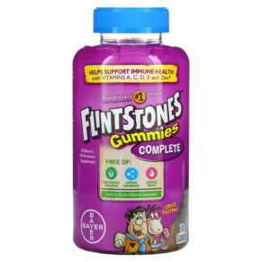 Flintstones Complete Children's Multivitamin + Vitamin A C D E & Zinc 180 viên 016500554356
