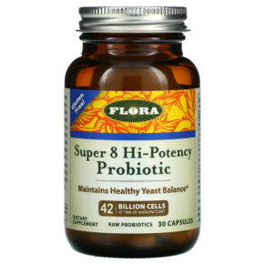 Flora Super 8 Hi-Potency Probiotic 42 Billion Cells 30 viên 061998619582