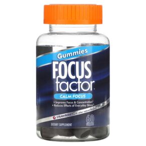 Focus Factor Calm Focus Strawberry 60 viên 811909033828