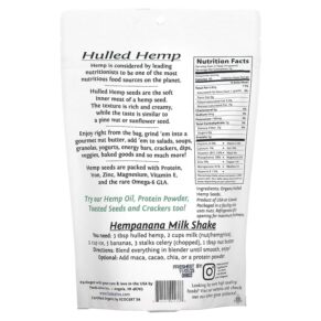Foods Alive Superfood Organic Hulled Hemp Seeds 8 oz (227 g) 891551000386