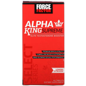 Force Factor Alpha King Supreme Elite Testosterone Booster 45 viên 818594014842