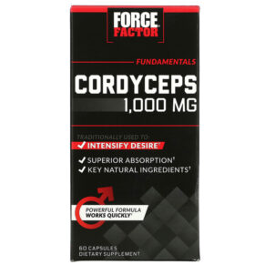 Force Factor Cordyceps 500 mg 60 viên 818594015238