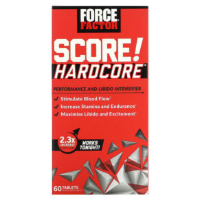 Force Factor Force Factor SCORE! Hardcore Performance & Libido Intensifier 60 60 viên 818594017393
