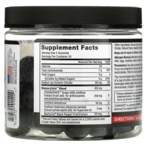 Force Factor Forebrain Gummies Memory Support Mixed Berry 60 Gummies 3 Force Factor Forebrain Gummies Memory Support Mixed Berry 60 Gummies 818594015429