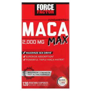 Force Factor Fundamentals Maca Max 500 mg 120 viên 818594018451