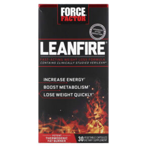 Force Factor LeanFire Fast-Acting Weight Loss Formula 30 viên 818594016976