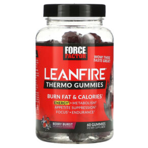 Force Factor Leanfire Thermo Fat Burner Berry Blast 60 viên 818594017027