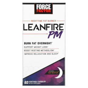 Force Factor Nighttime Fat Burner Leanfire PM 60 viên 818594015405